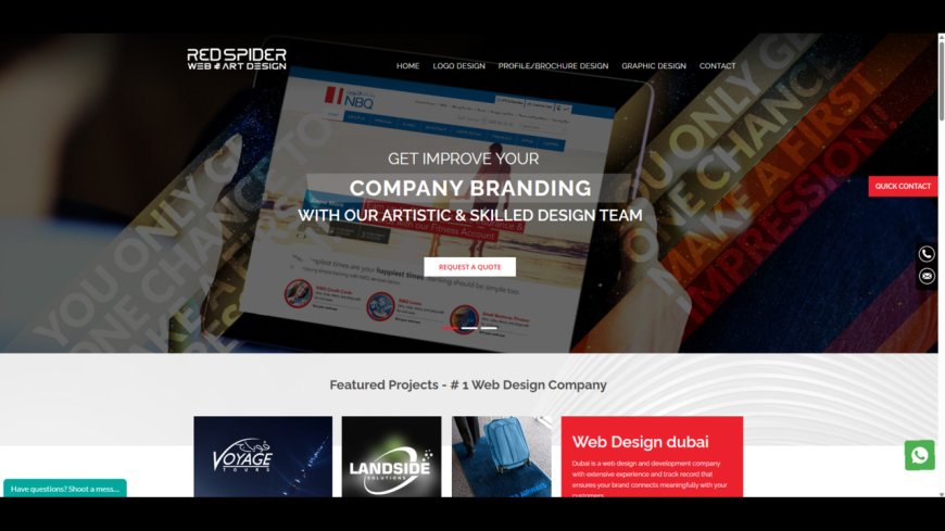 Custom Website Design in Dubai | RedSpider Web & Art Design