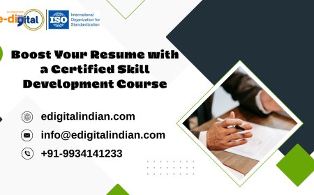 Boost Your Resume with a Certified Skill Development Course