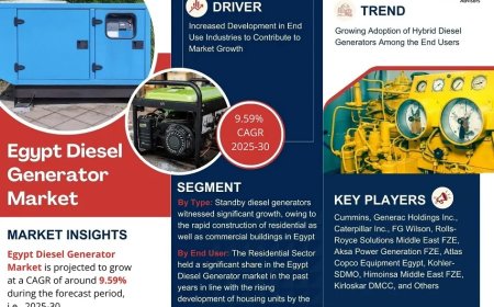 Egypt Diesel Generator Forecast 2030: Growth Trends, Key Players & Future Outlook | Kohler-SDMO, Himoinsa Middle East FZE, Kirloskar DMCC and Others
