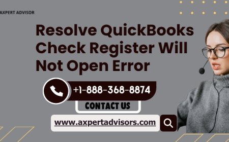 How Can I Fix the QuickBooks Check Register Error?