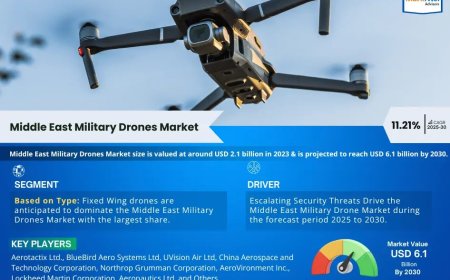 Middle East Military Drones Market Size & Forecast 2025–2030: Trends and Growth Insights