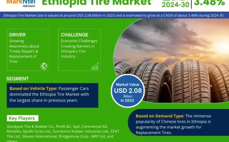 Ethiopia Tire Market Size & Forecast 2024–2030: Trends and Growth Insights