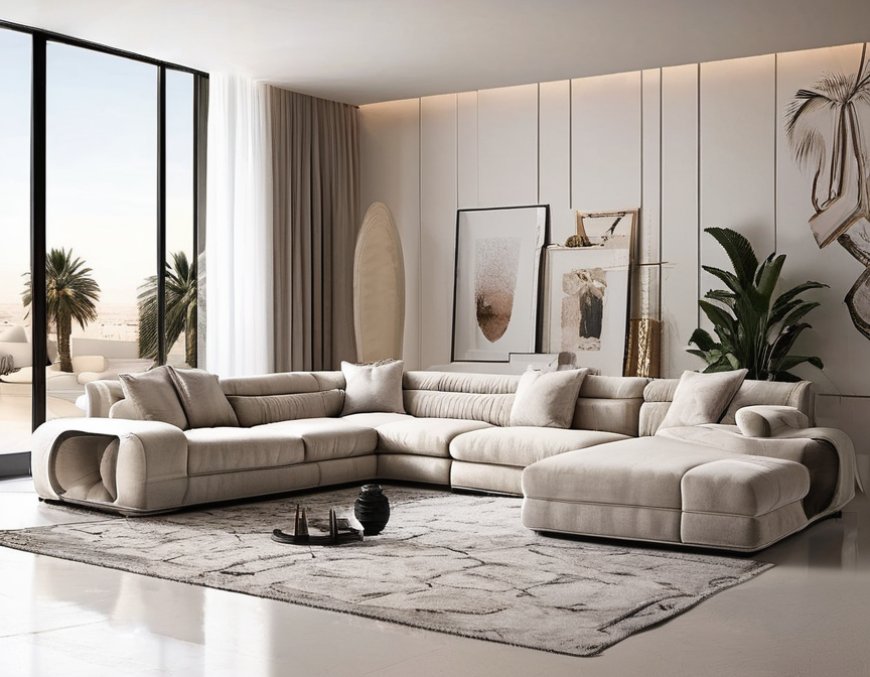 Create a Stunning Dubai Living Space with L Shape Sofas