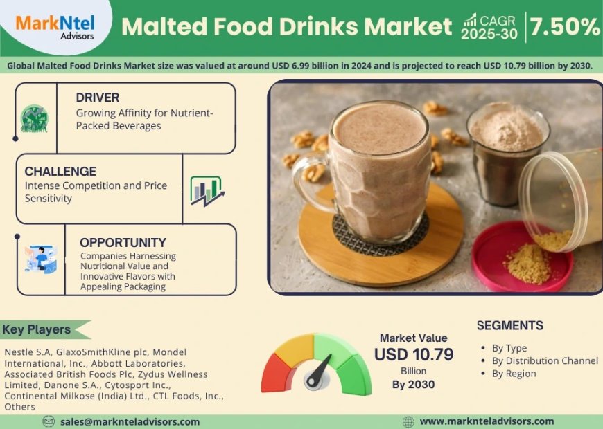 Malted Food Drinks Market Size & Forecast 2025–2030: Trends and Growth Insights