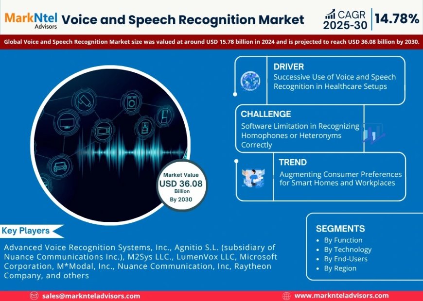 Voice and Speech Recognition Market Size & Forecast 2025–2030: Trends and Growth Insights