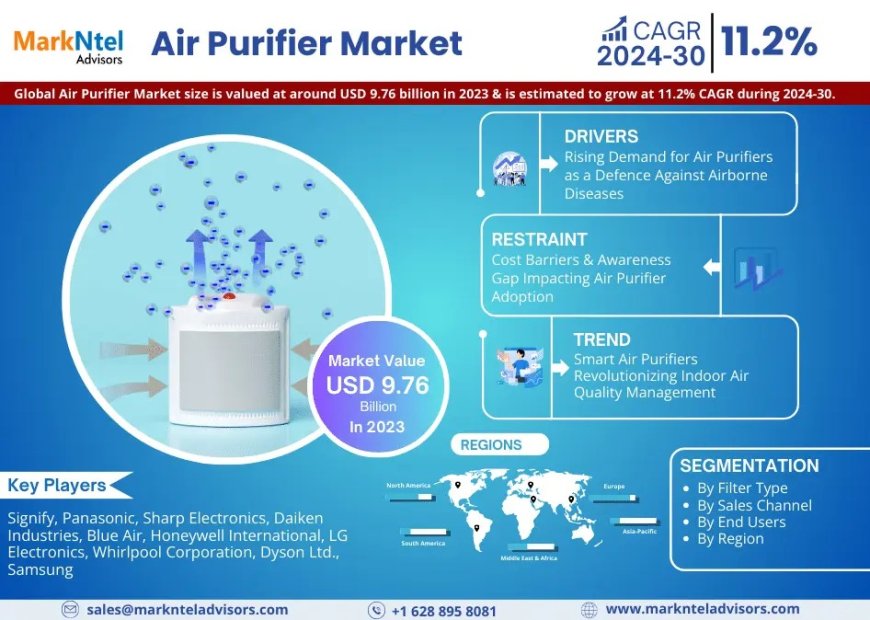 Air Purifier Market Size & Forecast 2024–2030: Trends and Growth Insights